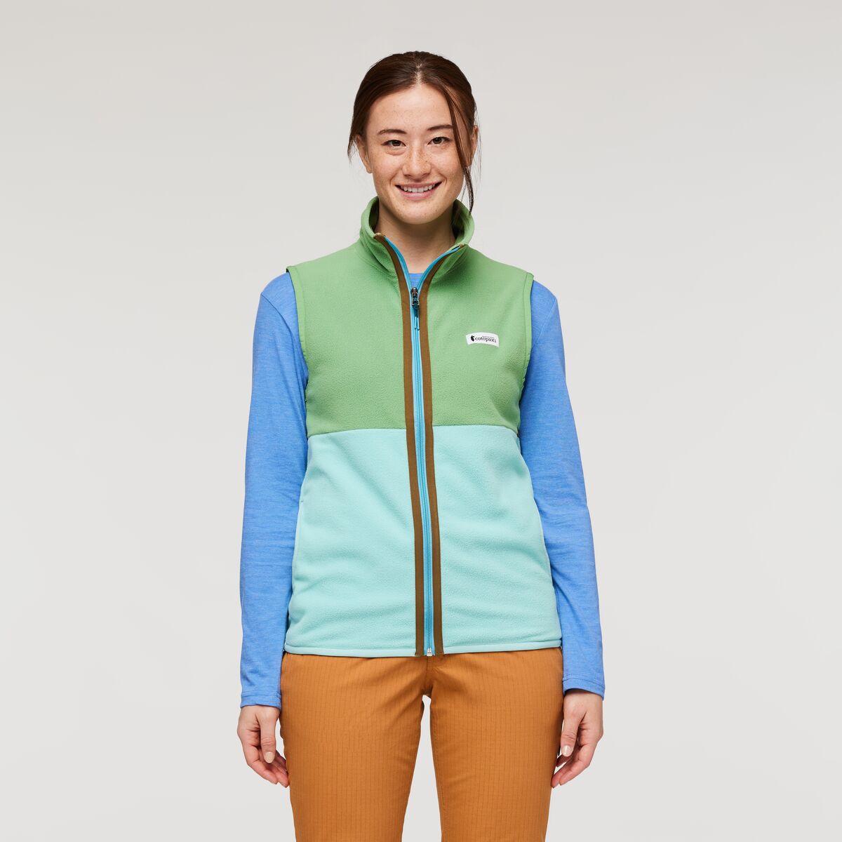 Amado Fleece Vest  - Kelp &amp; Sea Glass