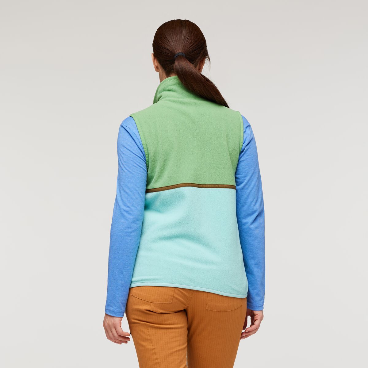 Amado Fleece Vest  - Kelp &amp; Sea Glass