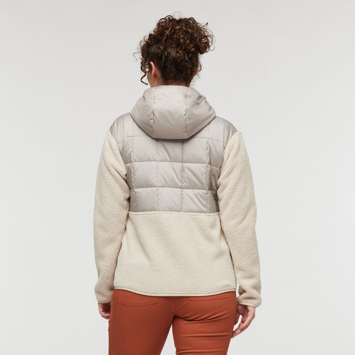 Trico Hybrid Hooded Jacket  - Oatmeal/Cream