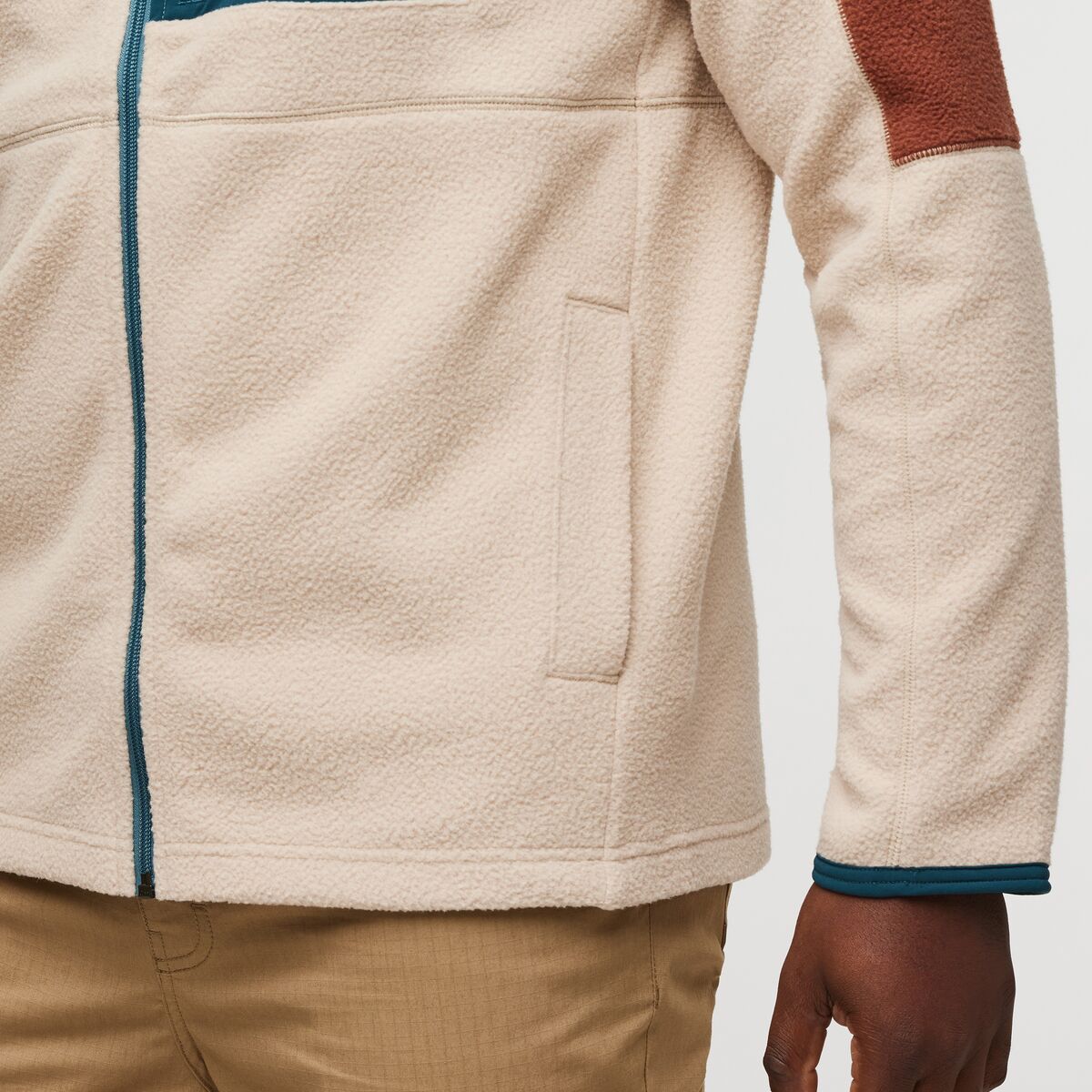 Abrazo Fleece Full-Zip Jacket  - Acorn/Oatmeal