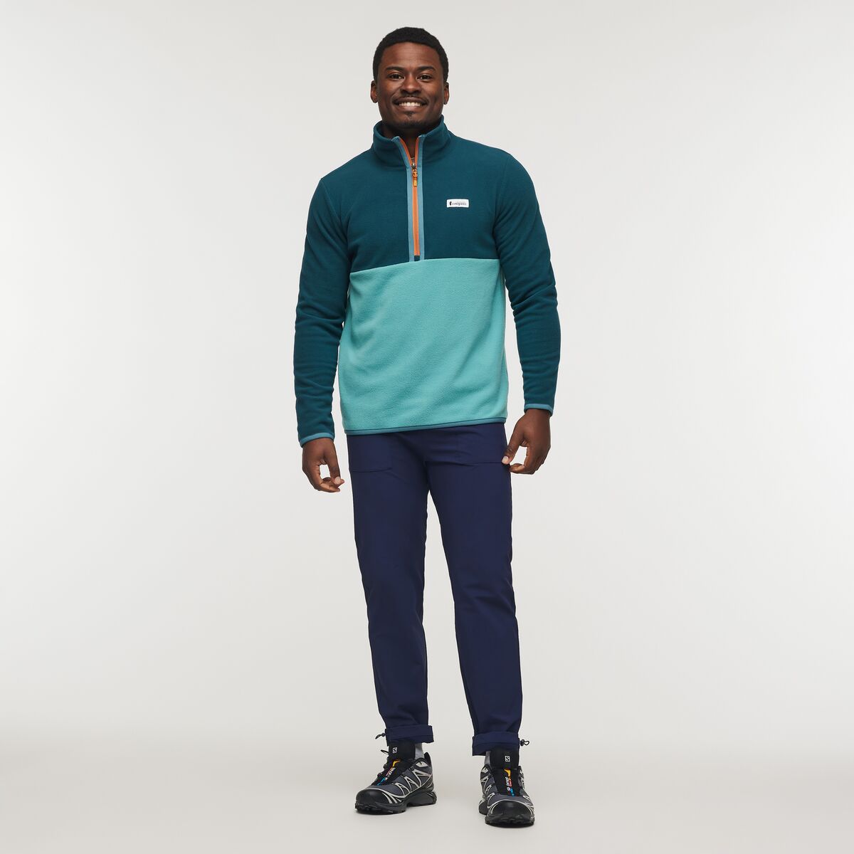 Amado Fleece Pullover  - Abyss/Coastal