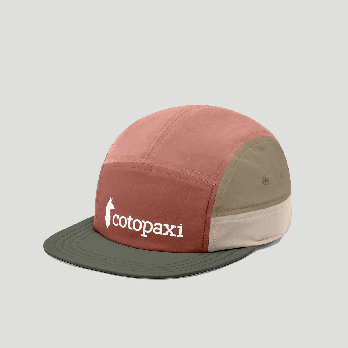 Cotopaxi Tech 5-Panel Hat  - Faded Brick/Fatigue