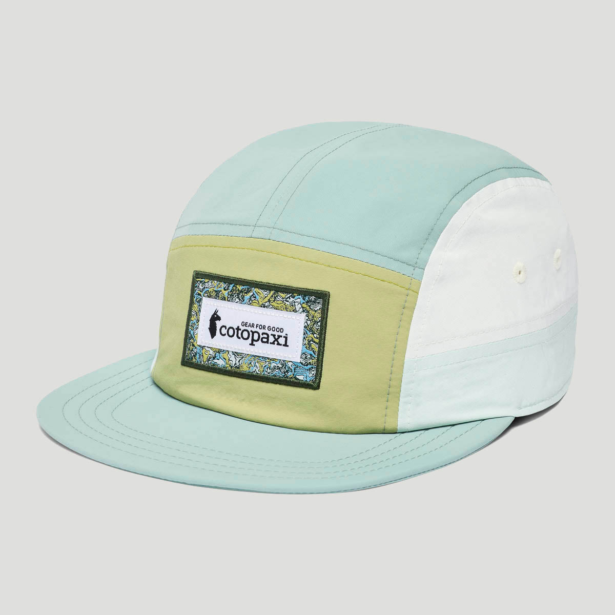 Altitude Tech 5-Panel Hat  - Lemongrass/Silver Leaf