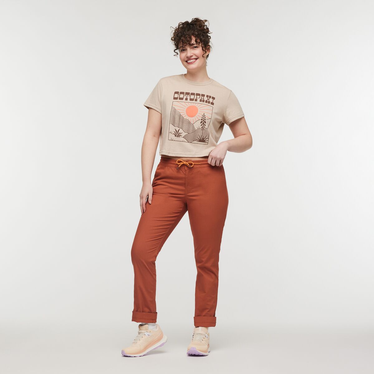 West Hills Organic CropT-Shirt  - Oatmeal