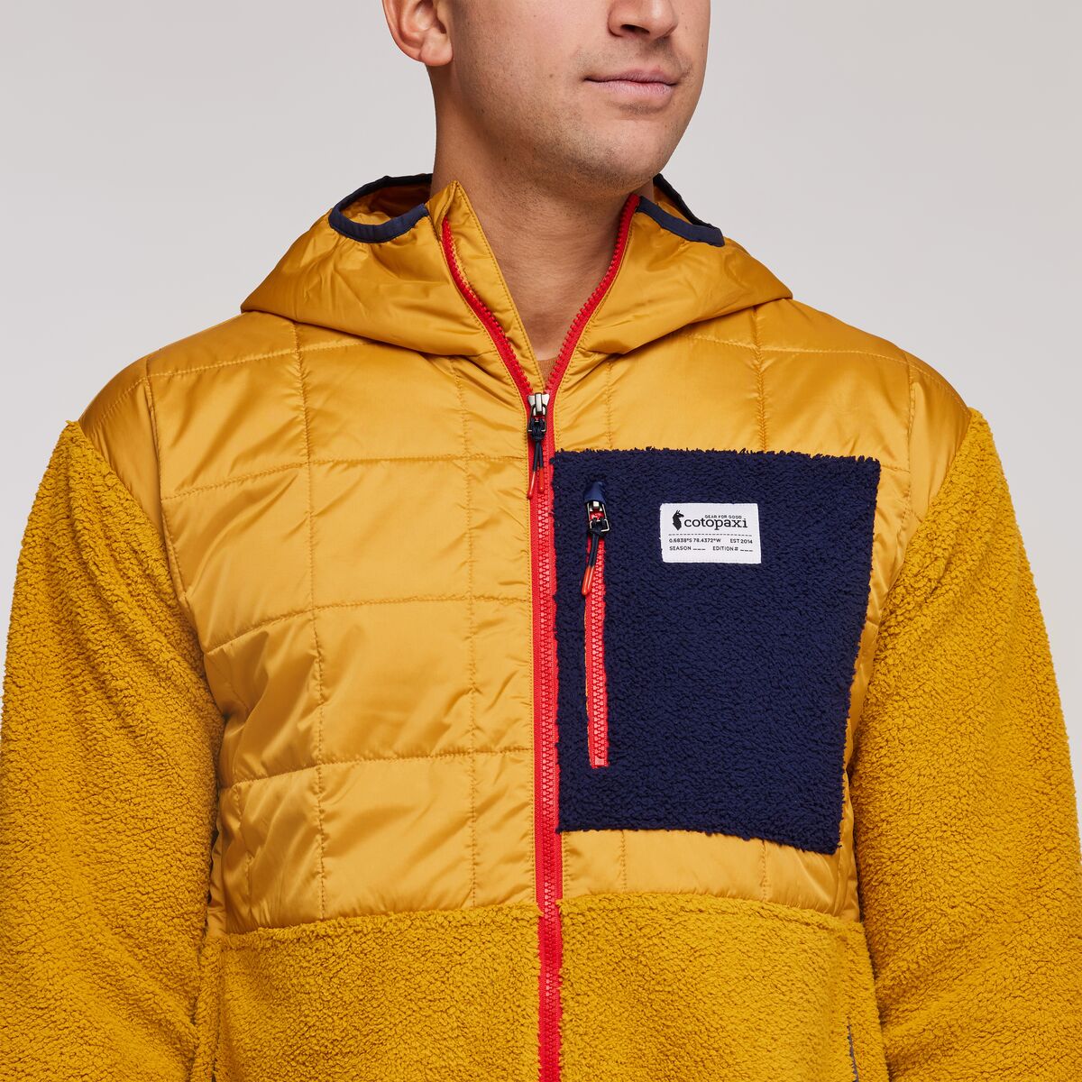 Trico Hybrid Hooded Jacket  - Amber/Amber