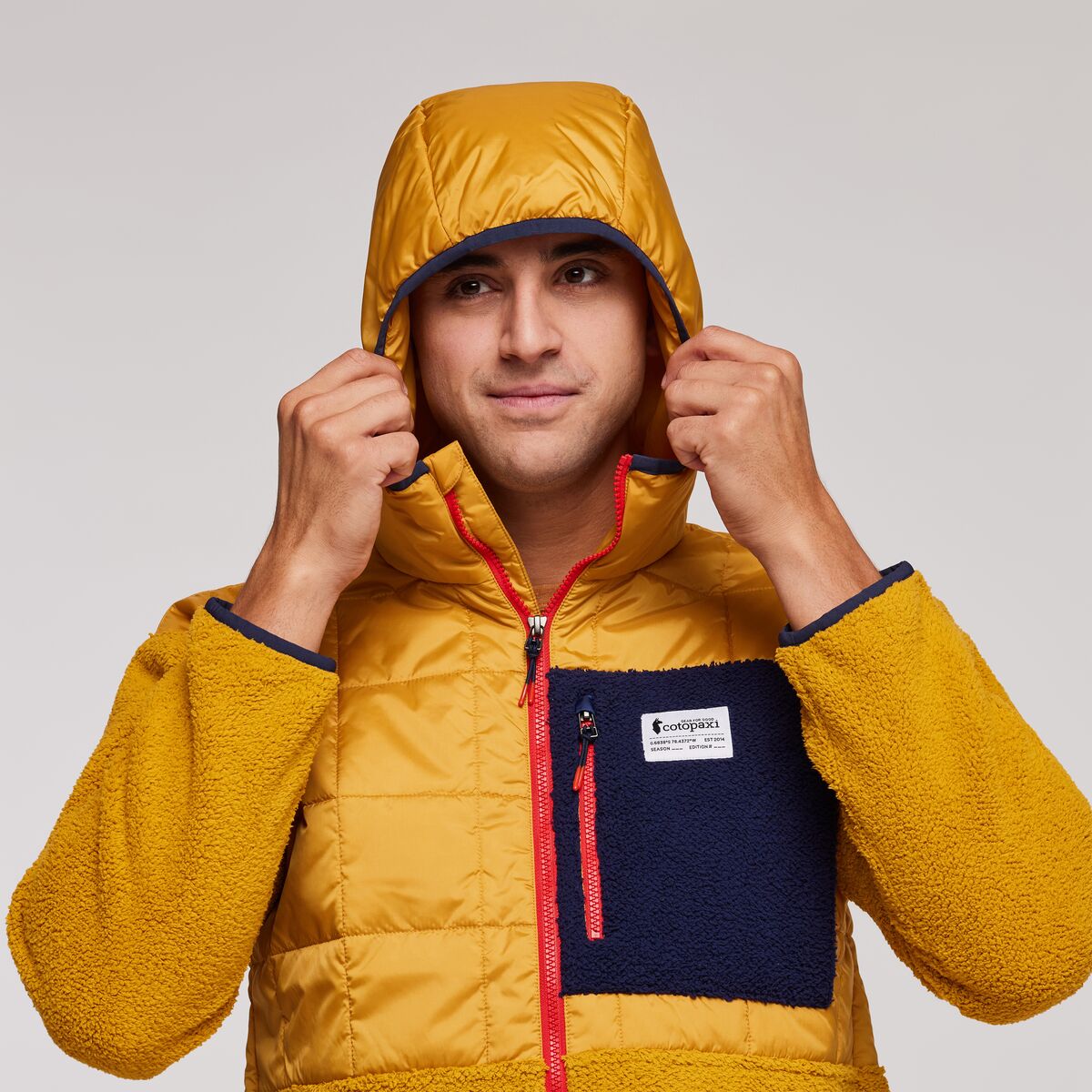 Trico Hybrid Hooded Jacket  - Amber/Amber