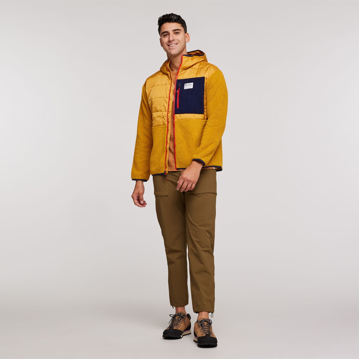 Trico Hybrid Hooded Jacket  - Amber/Amber